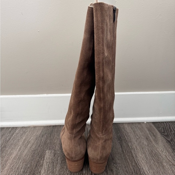 Franco Sarto Light Brown Suede Knee High Boots - Picture 4 of 4